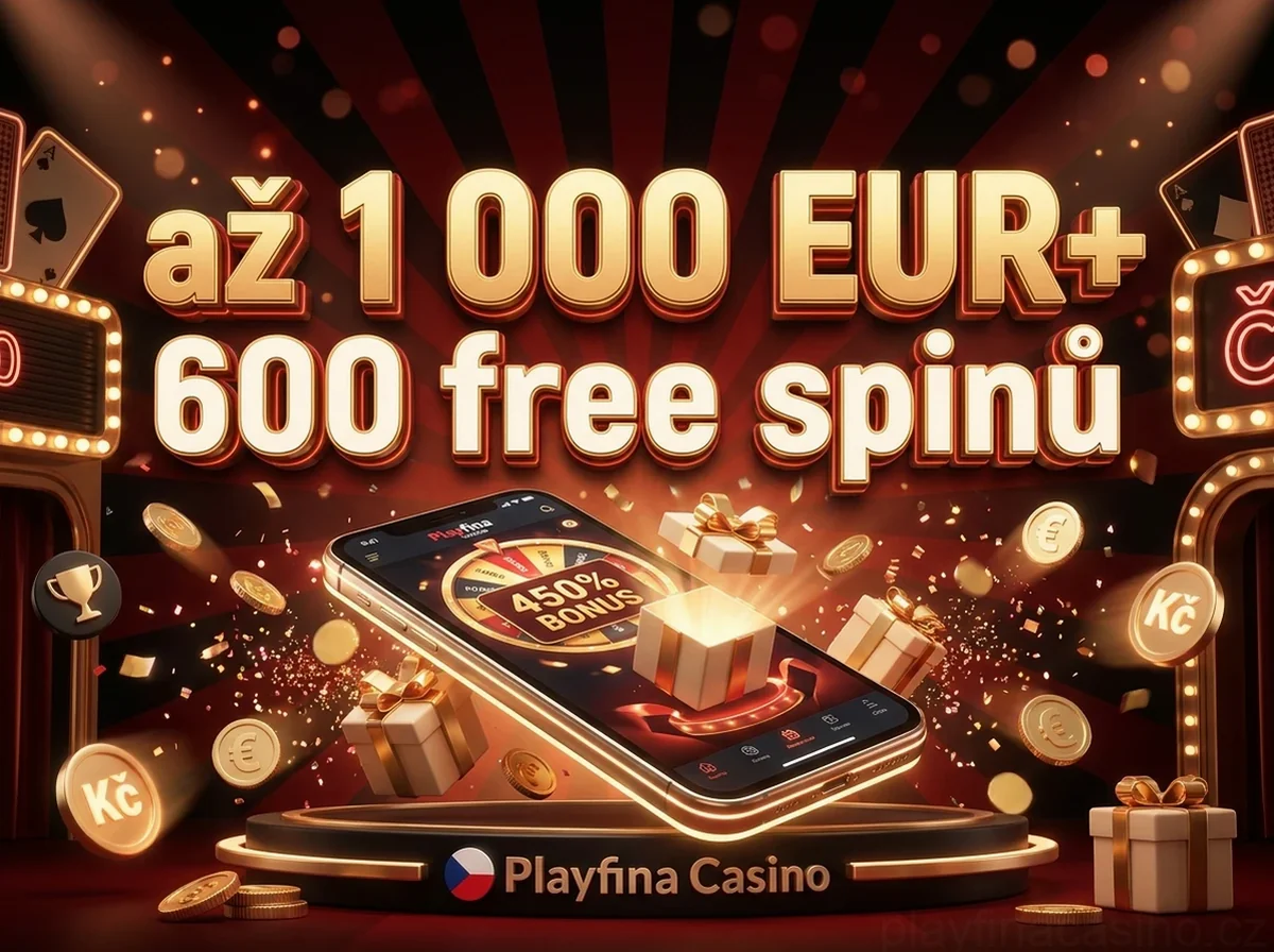 až 1 000 EUR+ 600 free spinů
